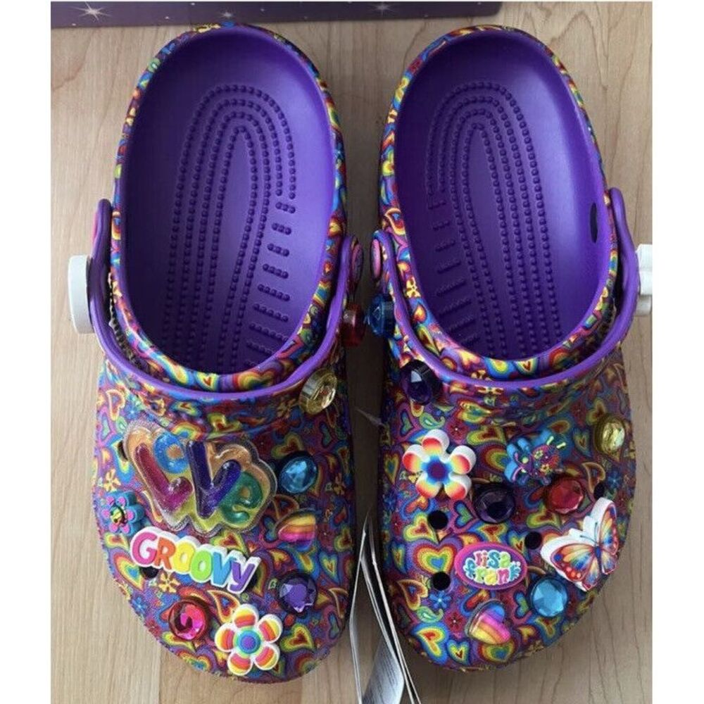 NEW in Box Croc‎ X Lisa Frank Limited Edition Women's 10